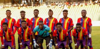 Hamza Issah scores as Hearts of Oak beat Nations FC to go third