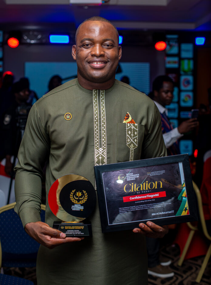 Detective Sergeant Confidence Fiagadzi Crowned CID of the Year at Ghana Governance and Leadership Awards