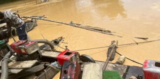 NAIMOS task force intensifies river patrols to clamp down on illegal mining on Ankobra River