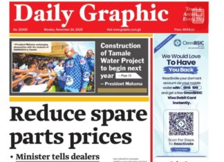 Newspaper headlines: Monday, November 24, 2025