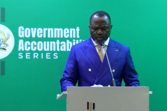 Minister for Justice and Attorney General, Dr. Dominic Ayine,