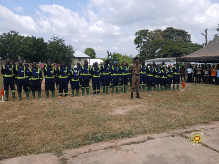 GNFS deploys 100 new fire volunteers to boost wildfire response in Afram Plains