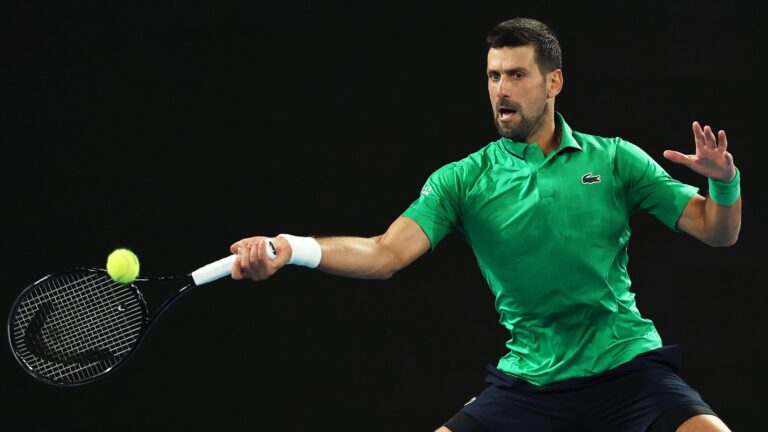 Mensik withdrawal sends Djokovic into last eight