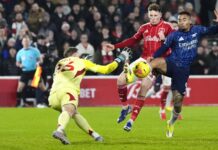 Arsenal have penalty appeal rejected in draw at Forest